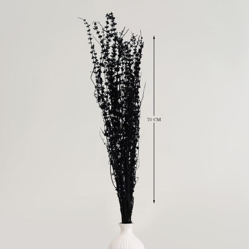 Artificial Flowers - Plato Dried Palm Grass Bunch - Black