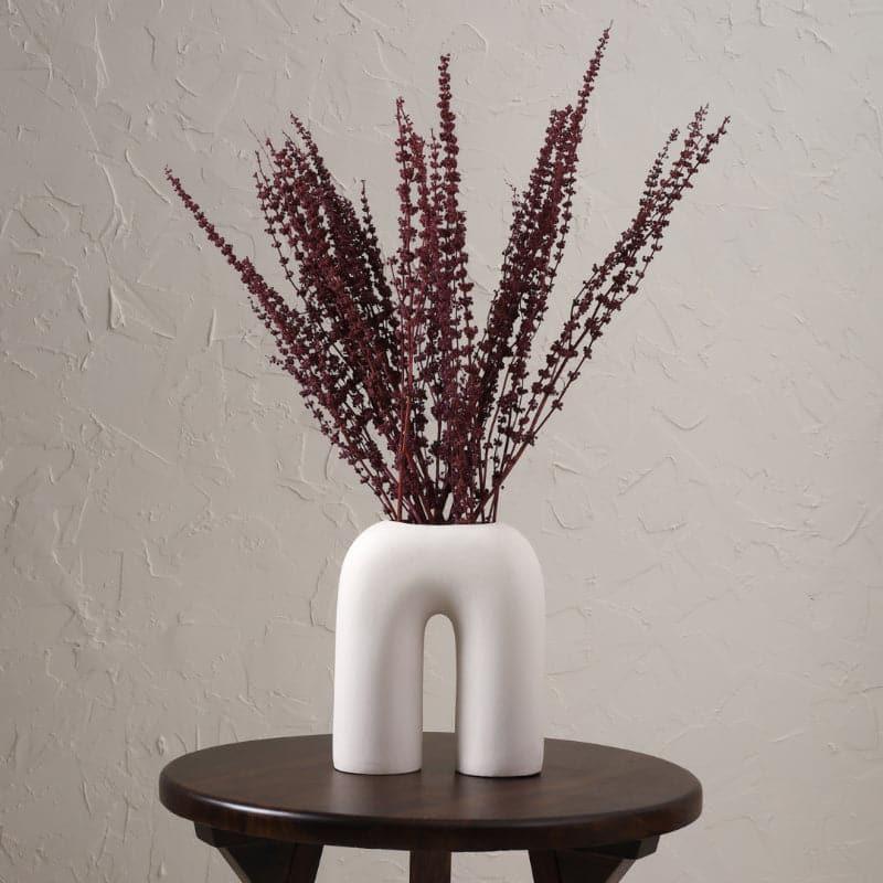 Buy Plato Millet Grass Dried Palm Grass Bunch - Red Artificial Flowers from Vaaree