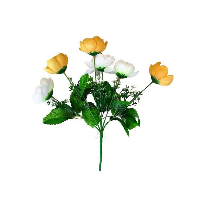 Buy Rose-e-Nigella Floral Stick Artificial Flowers from Vaaree