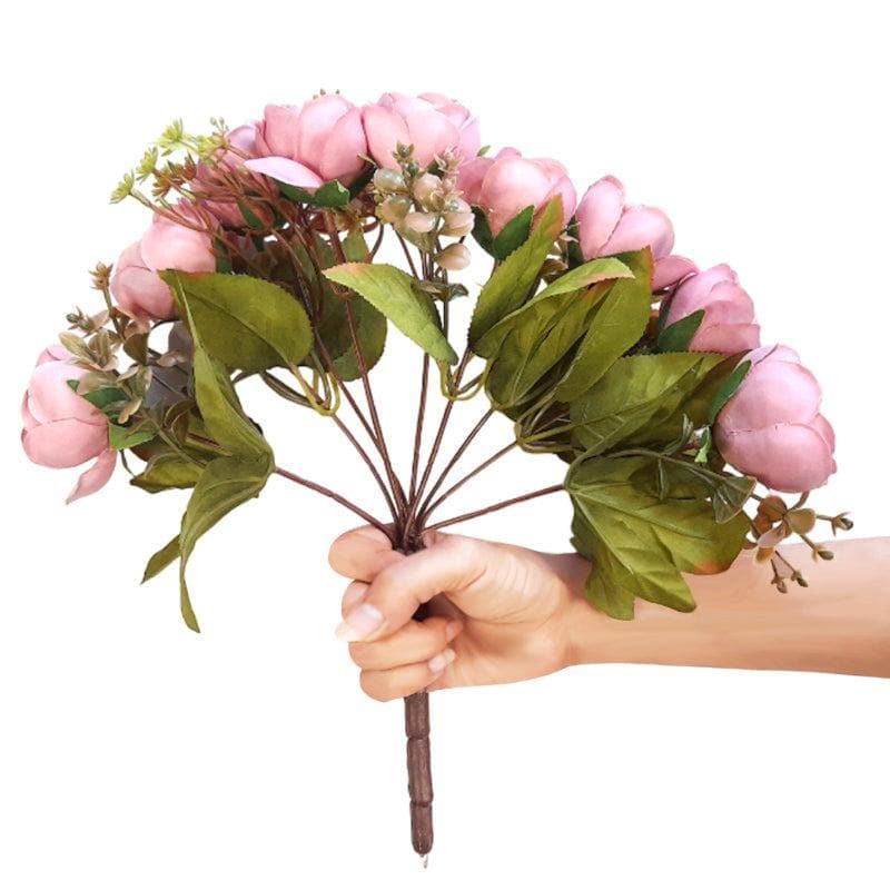 Buy Rose-Zee Floral Stick - Pink Artificial Flowers from Vaaree