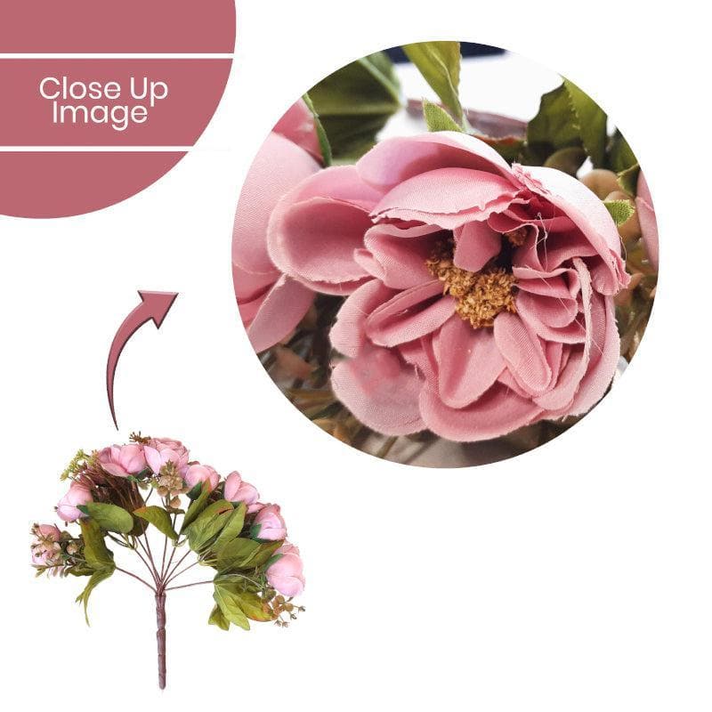 Buy Rose-Zee Floral Stick - Pink Artificial Flowers from Vaaree