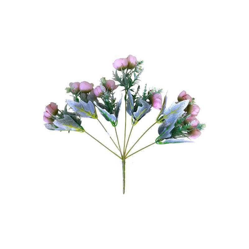 Buy Rosebush Floral Stick - Pink Artificial Flowers from Vaaree