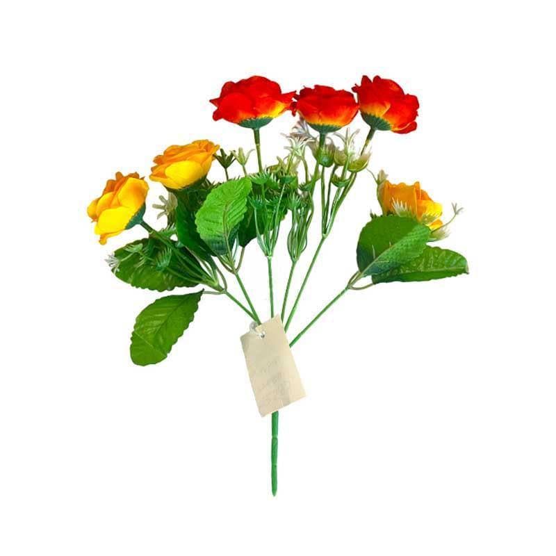 Buy Rossi-Bozzi Floral Stick - Red & Yellow Artificial Flowers from Vaaree