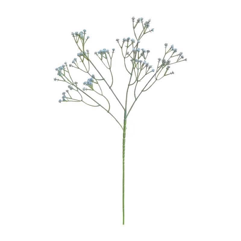 Buy Star Gypsophila Floral Bush (Blue) - Set Of Six Artificial Flowers from Vaaree