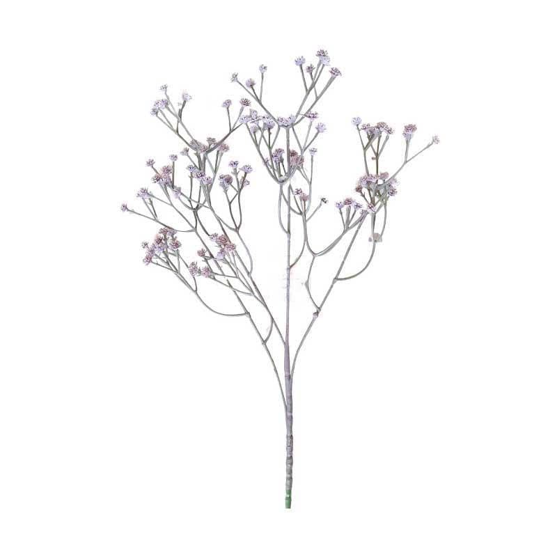 Buy Star Flower Gypsophila Floral Bush (Purple)- Set Of Six Artificial Flowers from Vaaree