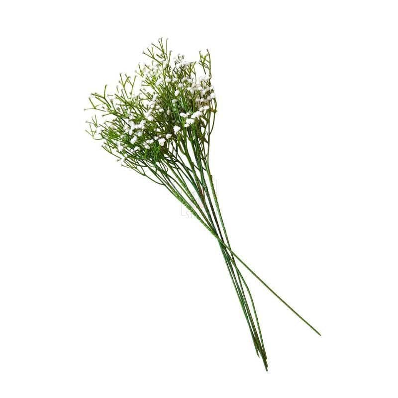 Buy Star Gypsophila Flower Floral Bush (White) - Set Of Six Artificial Flowers from Vaaree