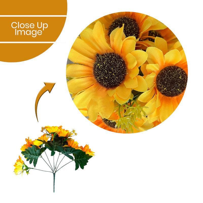 Buy Sunny Ursinia Sunflower Floral Stick Artificial Flowers from Vaaree