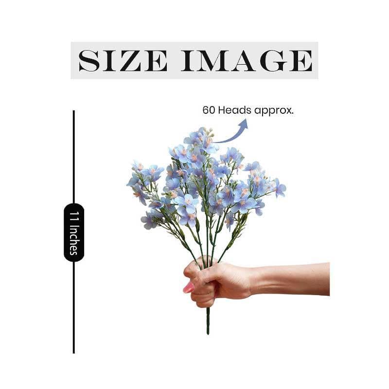 Buy X-Xyrea Cherry Blossom Floral Stick - Blue Artificial Flowers from Vaaree