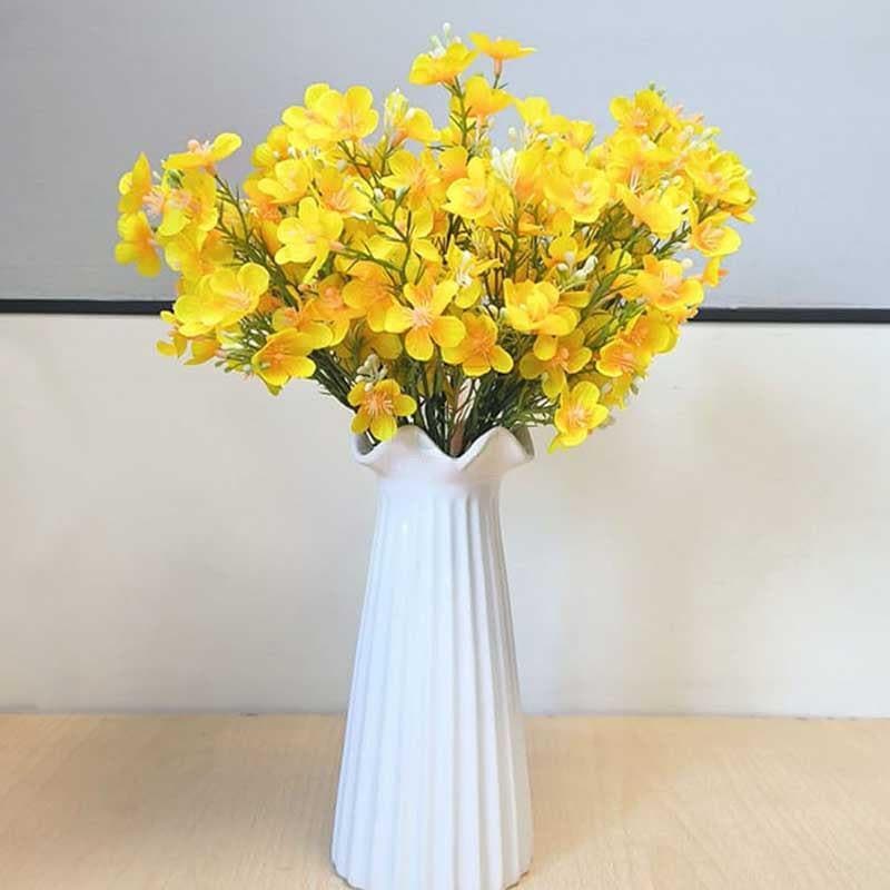 Buy X-Xyrea Cherry Blossom Floral Stick - Yellow Artificial Flowers from Vaaree