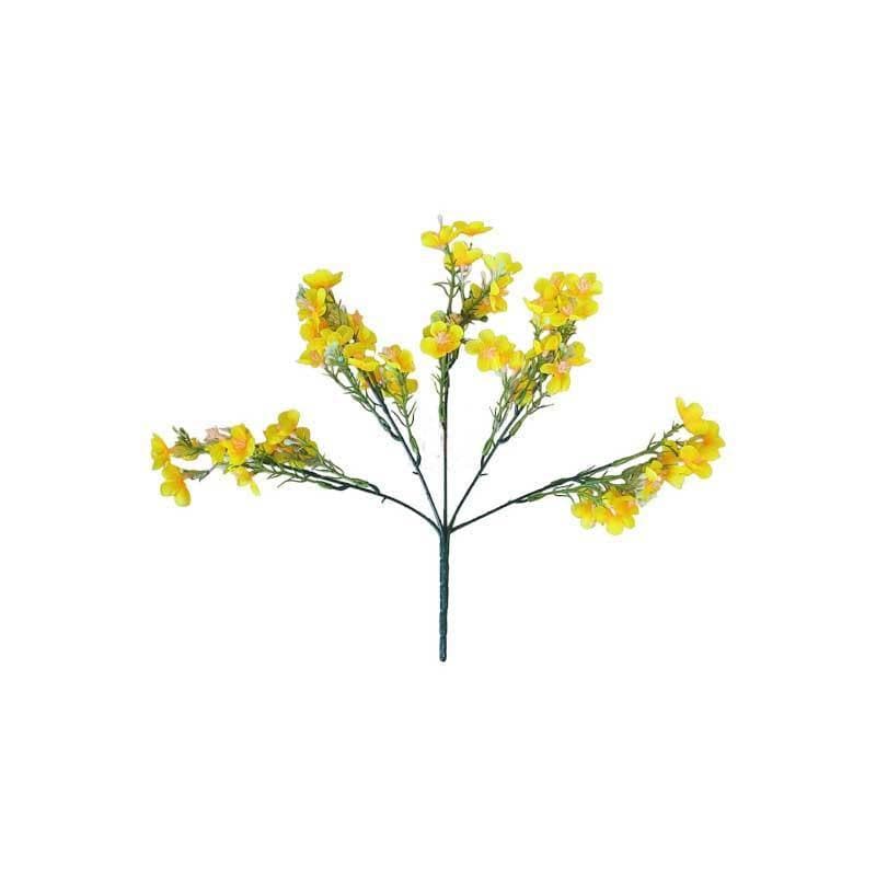 Buy X-Xyrea Cherry Blossom Floral Stick - Yellow Artificial Flowers from Vaaree