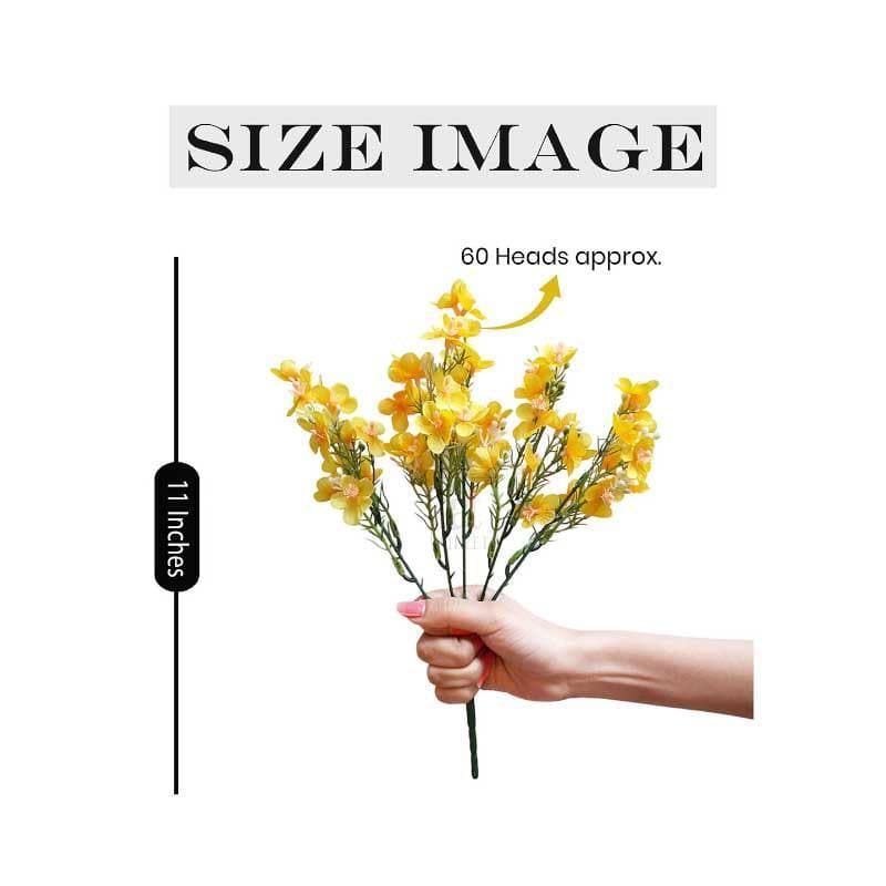 Buy X-Xyrea Cherry Blossom Floral Stick - Yellow Artificial Flowers from Vaaree