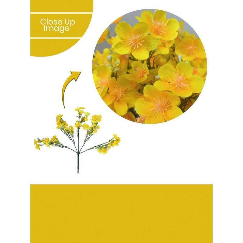 Buy X-Xyrea Cherry Blossom Floral Stick - Yellow Artificial Flowers from Vaaree