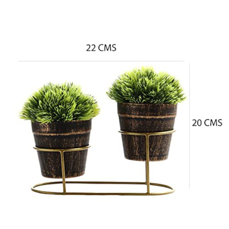 Artificial Plants - Antha Faux Plant In Wilma Pot - 20 cms