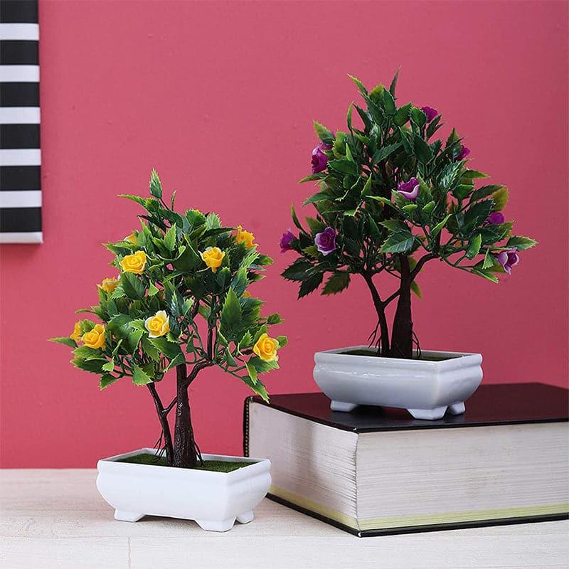 Artificial Plants - Deya Faux Plant In Nesha Pot (24 cms) - Set Of Two