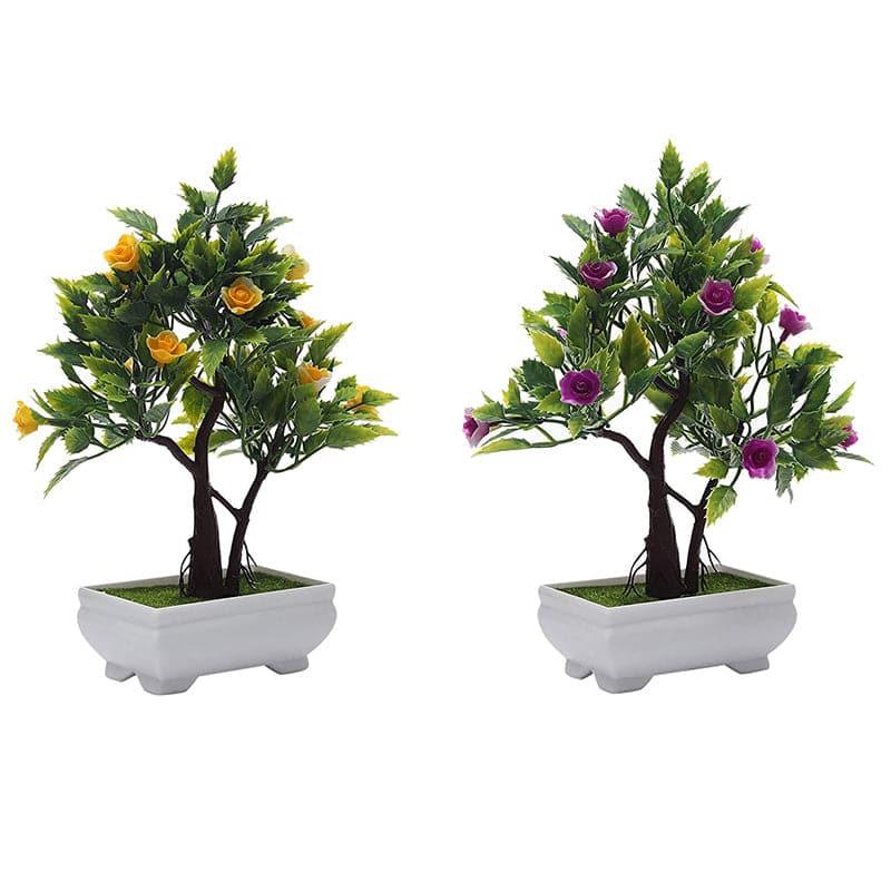 Artificial Plants - Deya Faux Plant In Nesha Pot (24 cms) - Set Of Two