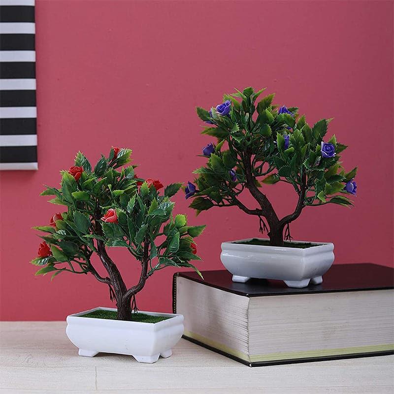 Artificial Plants - Fara Faux Plant In Nesha Pot (24 cms) - Set Of Two