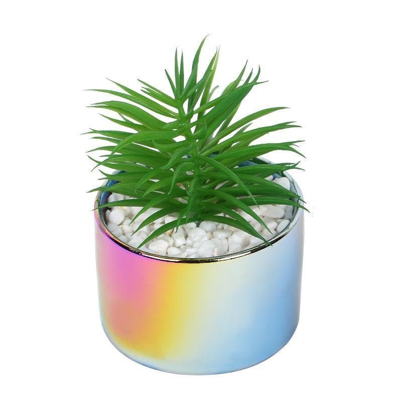 Buy Faux Agave In Ombre Pot - 12 cms Artificial Plants from Vaaree