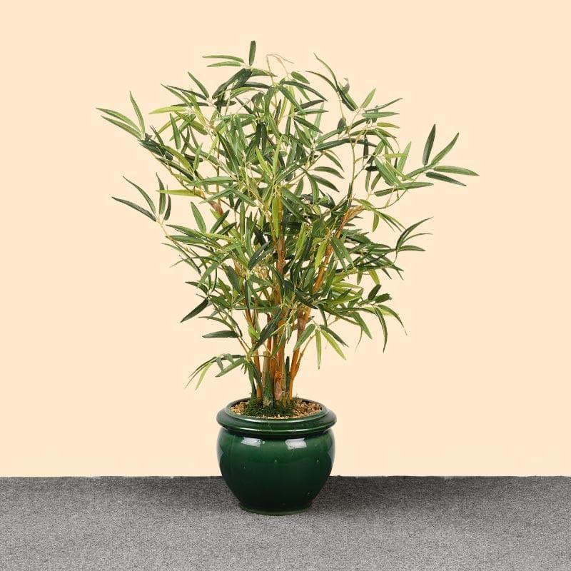 Buy Faux Bamboo Bonsai In Round Pot - 58 cms Artificial Plants from Vaaree