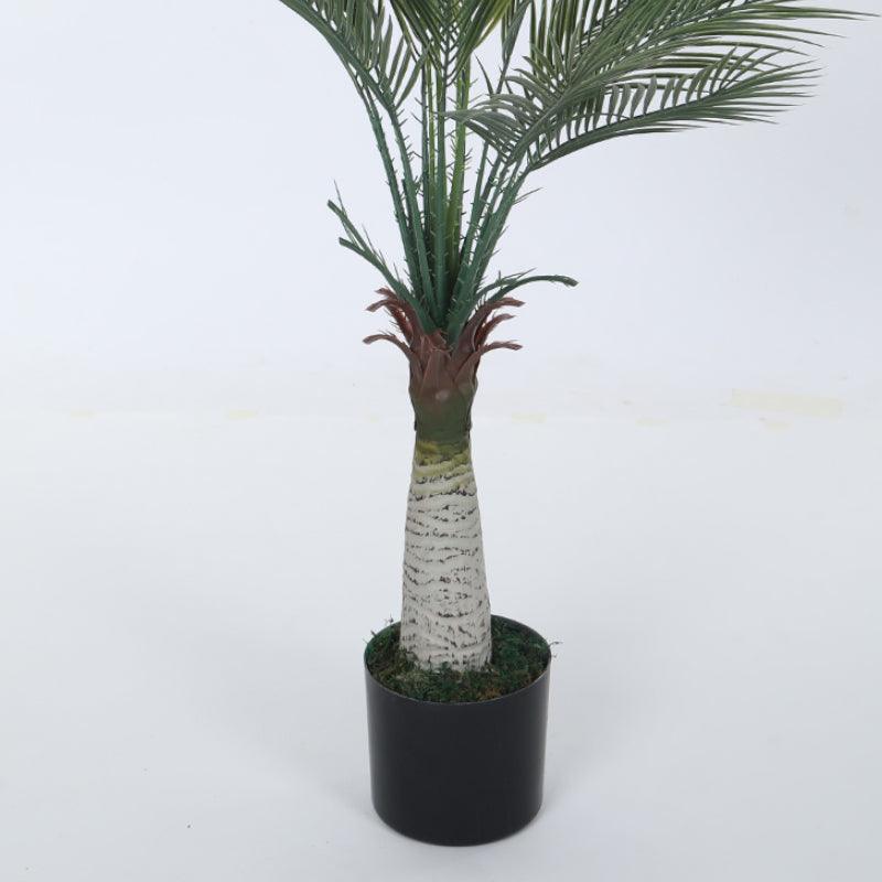 Artificial Plants - Faux Bottle Areca Plant With Pot - 3.61 ft