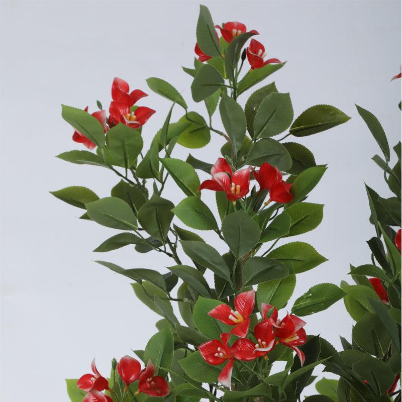 Buy Faux Bougainville Plant With Pot (5.91 ft) - Pink Artificial Plants from Vaaree