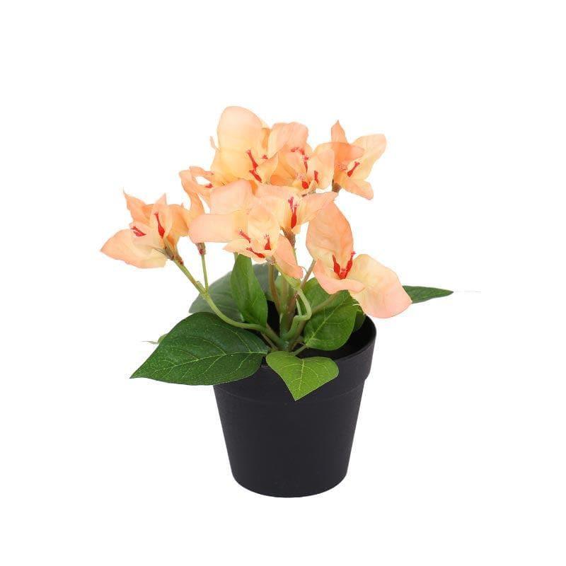 Buy Faux Bougainvillea Bonsai (21 cms) - Peach Artificial Plants from Vaaree