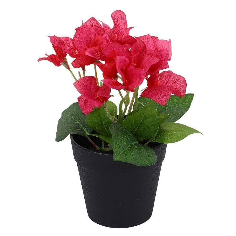 Buy Faux Bougainvillea Bonsai (21 cms) - Pink Artificial Plants from Vaaree