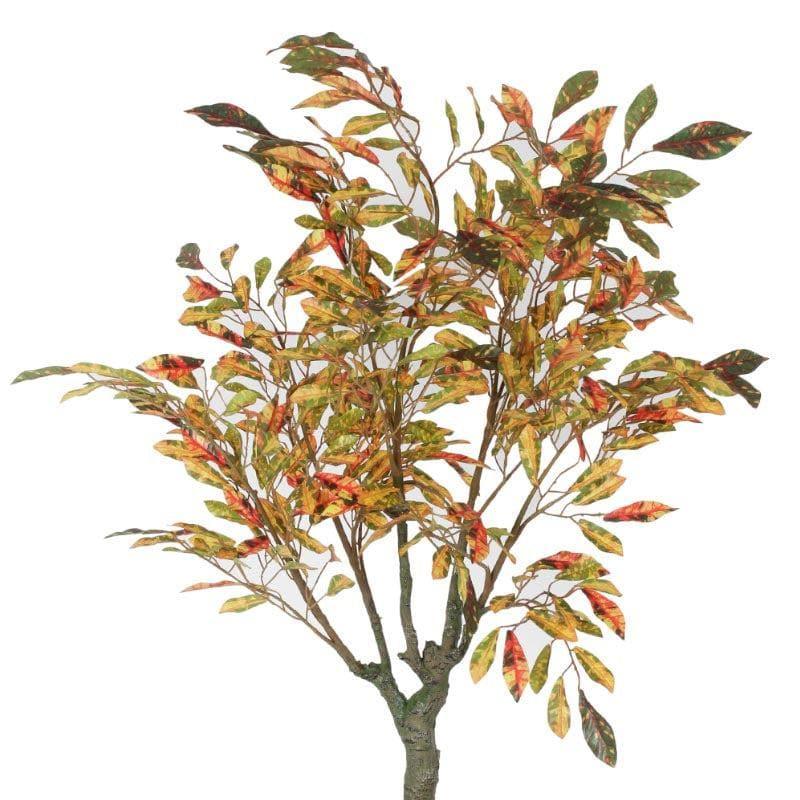 Buy Faux Croton Bonsai (2.46 ft) - Red Artificial Plants from Vaaree