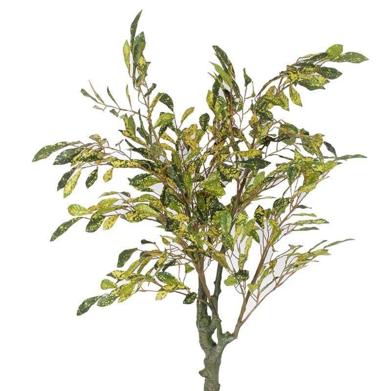 Buy Faux Croton Bonsai (2.46 ft) - Yellow Artificial Plants from Vaaree