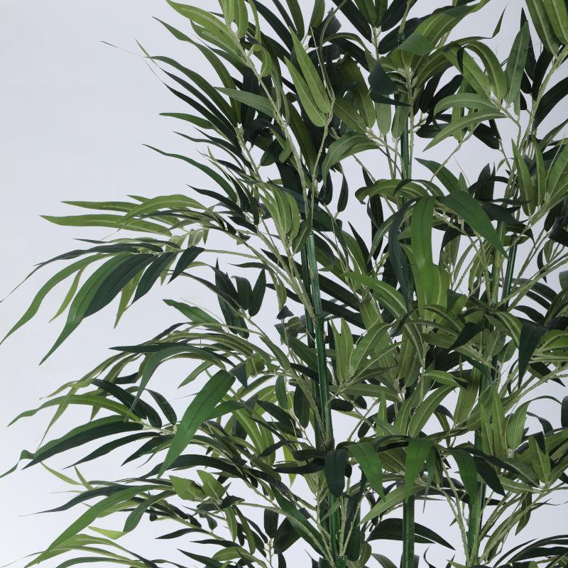 Buy Faux Evergreen Bamboo Plant With Pot (6.89 ft) - Dark Green Artificial Plants from Vaaree