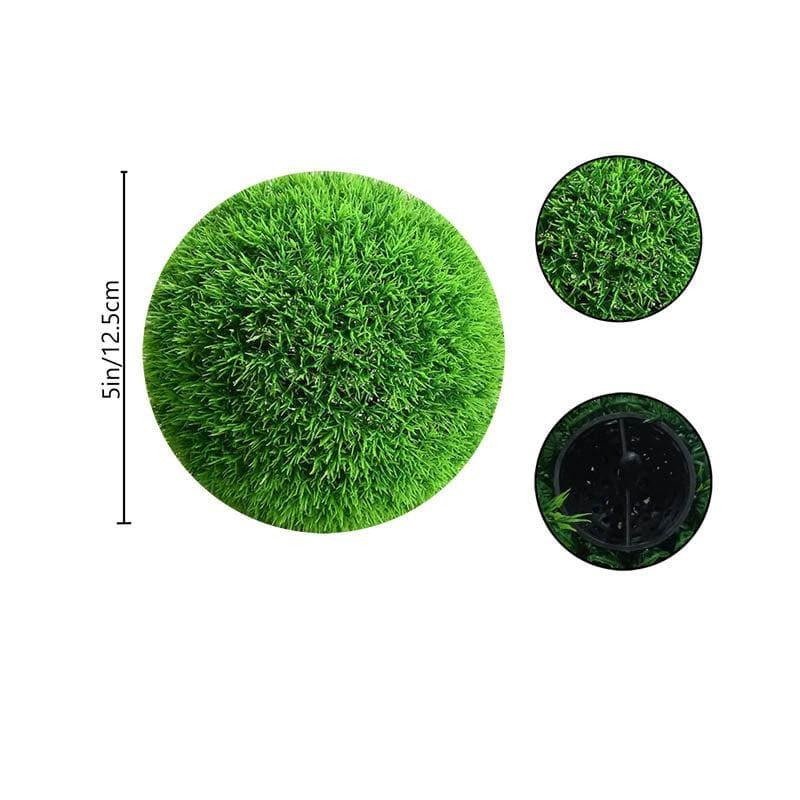 Artificial Plants - Faux Evergreen Bush (9 cms) - Set Of Four