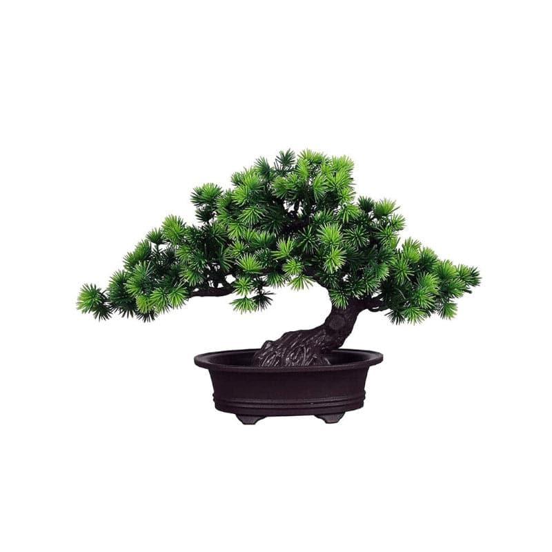 Buy Faux Fir Bonsai Tree With Pot - 23 cms Artificial Plants from Vaaree