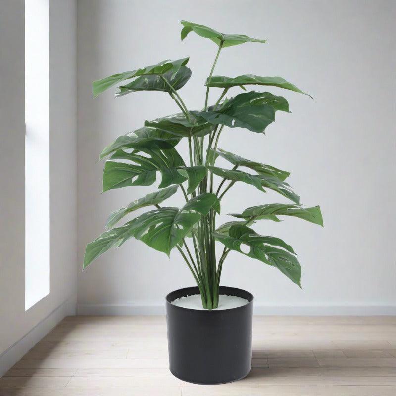 Buy Faux Fringe Monstera Plant With Pot - 2.13 ft Artificial Plants from Vaaree