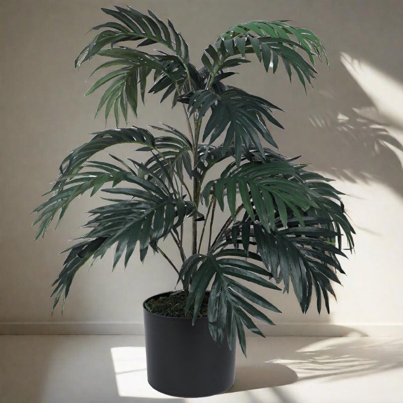 Buy Faux Golden Cane Areca Palm Plant With Pot - 2.46 ft Artificial Plants from Vaaree