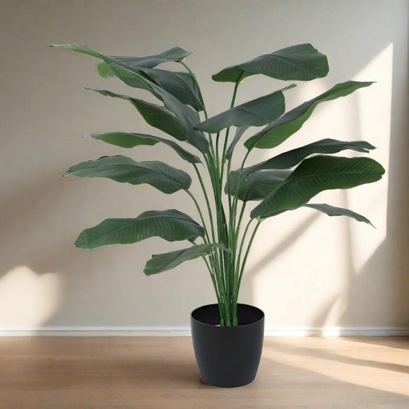 Buy Faux Green Palm Plant With Pot - 2.62 ft Artificial Plants from Vaaree