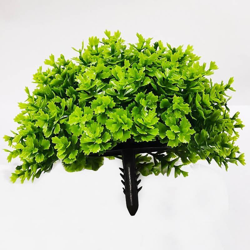 Artificial Plants - Faux Green Bush (9 cms) - Set Of Four