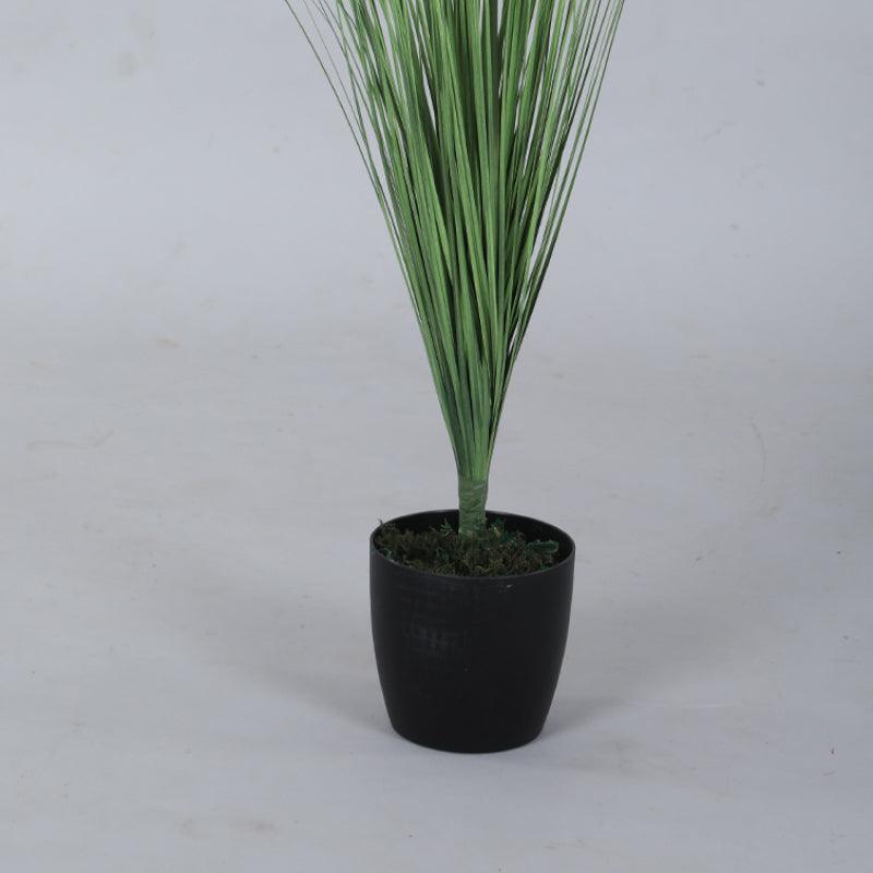 Artificial Plants - Faux Green Grass With Pot - 2.95 ft