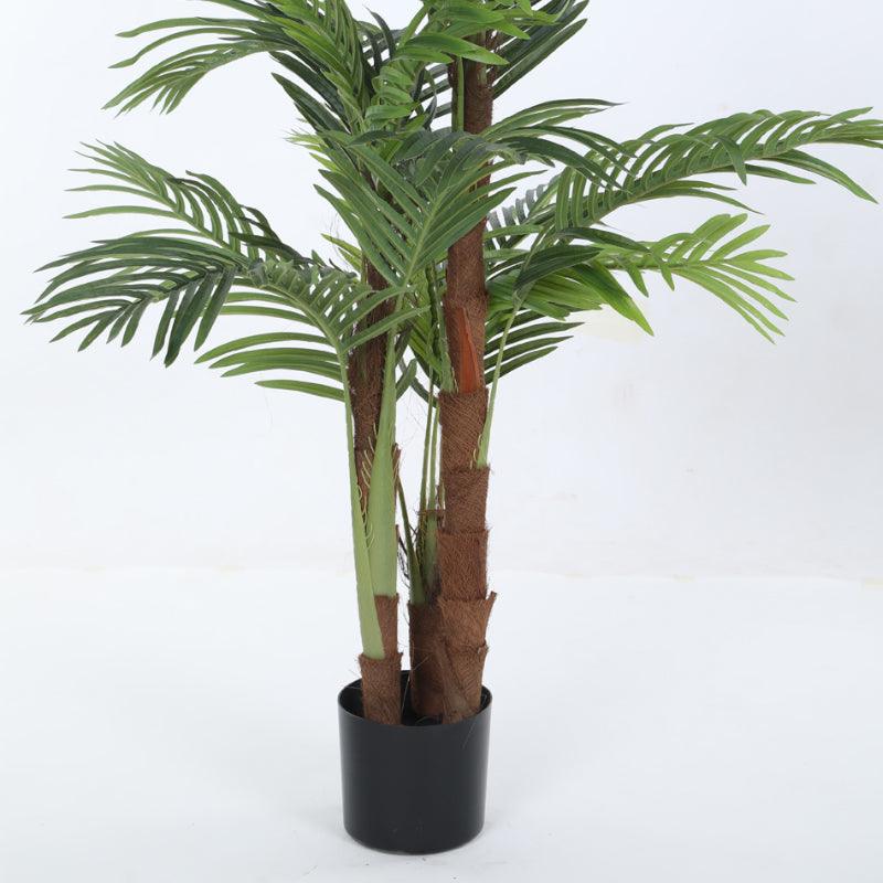 Artificial Plants - Faux Long Butterfly Palm Plant With Pot - 4.92 ft