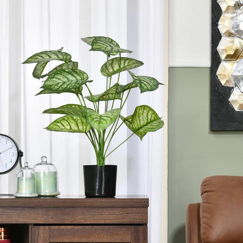 Buy Faux Matura Rubber Plant With Pot - 2.13 ft Artificial Plants from Vaaree