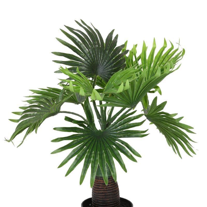 Artificial Plants - Faux Palm Bonsai In Cone Pot - 40 cms