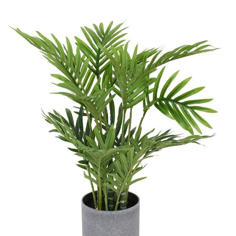 Buy Faux Palm Bonsai In Cynlindrical Pot - 40 cms Artificial Plants from Vaaree