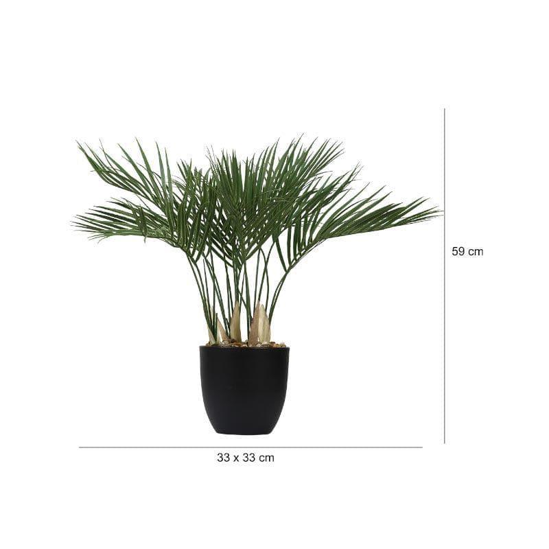 Buy Faux Palm Bonsai In Tub Pot - 60 cms Artificial Plants from Vaaree