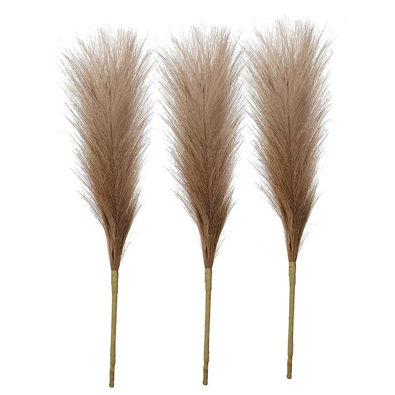 Artificial Plants - Faux Pampas Grass Sticks (45.7 cms) - Coffee