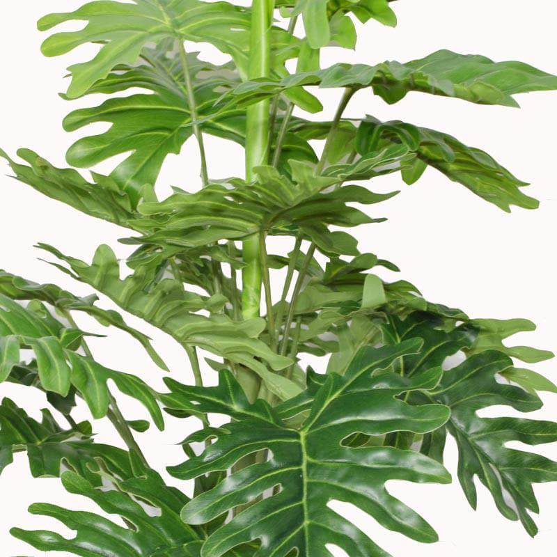 Buy Faux Philodendron Bonsai In Plastic Pot - 45 cms Artificial Plants from Vaaree