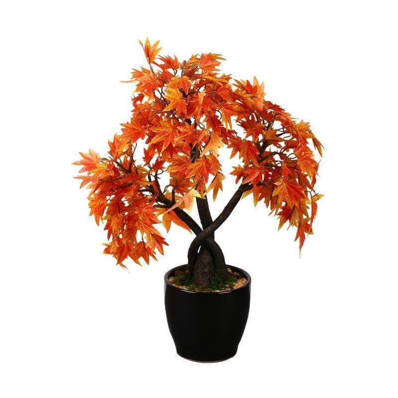 Buy Faux Tall Maple Bonsai (39 cms) - Red Artificial Plants from Vaaree