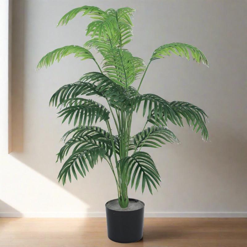 Buy Faux Tropic Bamboo Palm With Pot - 3.61 ft Artificial Plants from Vaaree