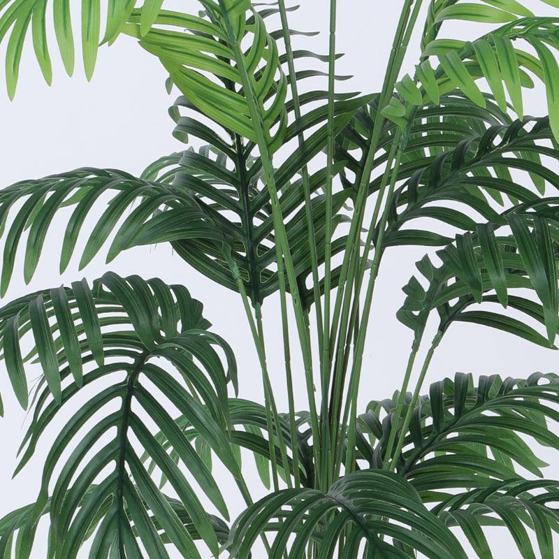 Buy Faux Tropic Bamboo Palm With Pot - 3.61 ft Artificial Plants from Vaaree