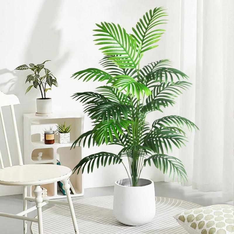 Buy Faux Tropic Butterfly Palm With Pot (3.61 ft) - Set Of Two Artificial Plants from Vaaree