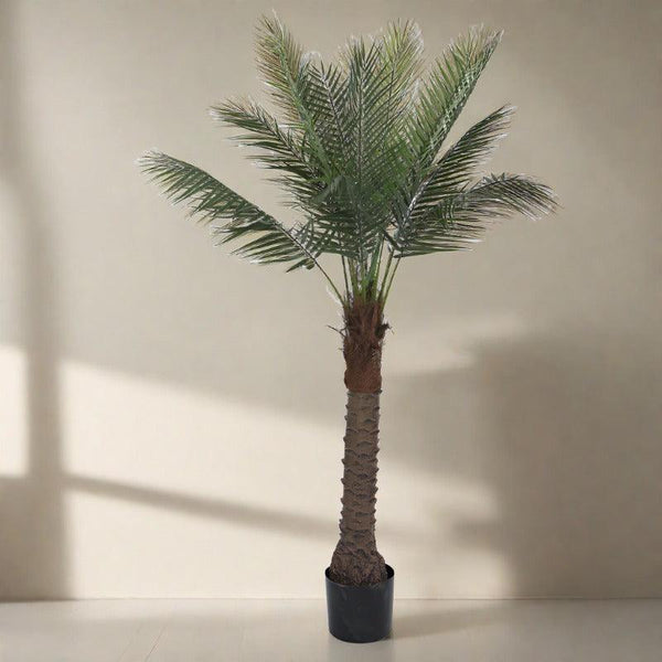 Artificial Plants - Faux Tropical Areca Plant With Pot - 4.92 ft