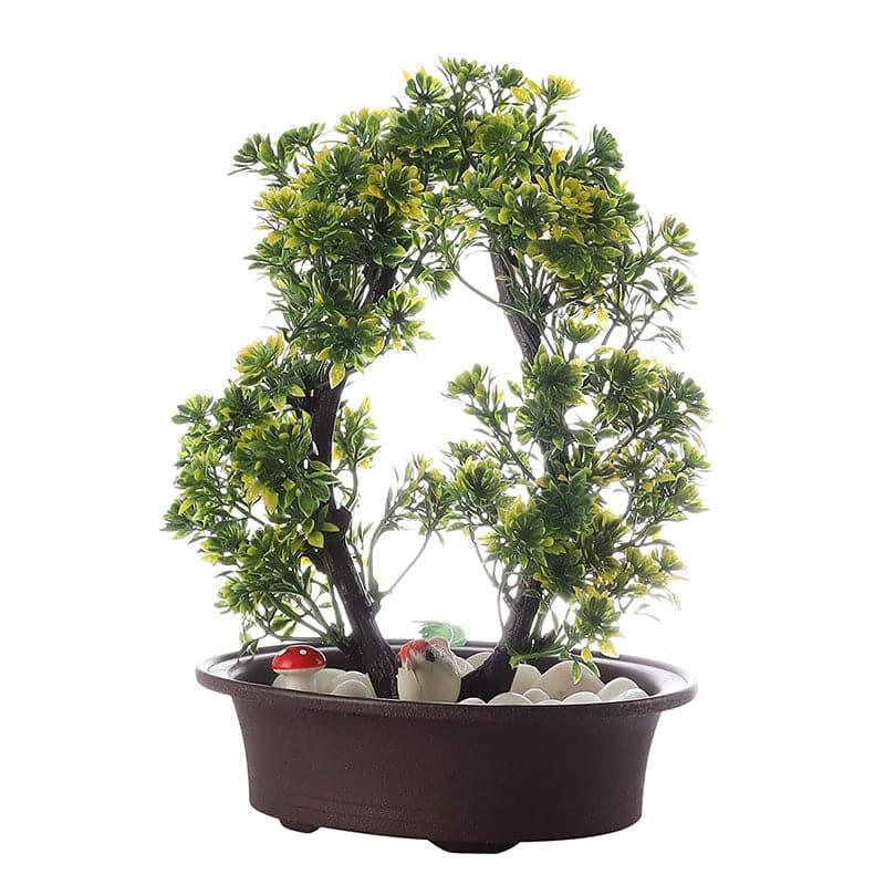 Artificial Plants - Fersha Faux Plant In Floda Pot - 24 cms