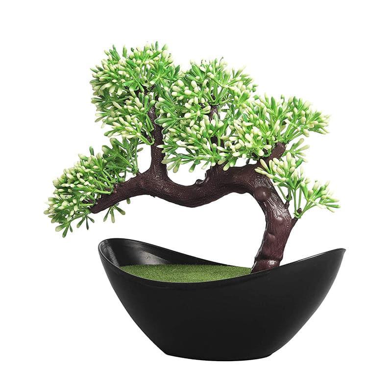 Buy Ghela Faux Plant In Boat Pot - 23 cms Artificial Plants from Vaaree